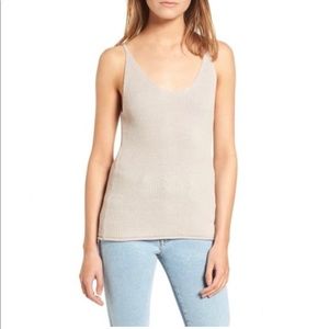 NWT Cotton Emporium Oatmeal Sweater Tank (X-Large)